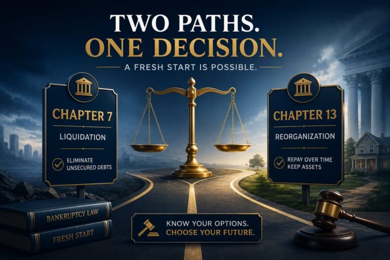 Chapter 7 vs Chapter 13 Bankruptcy: Which is Right for You?