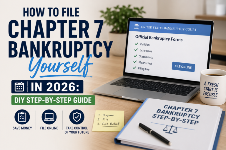 How to File Chapter 7 Bankruptcy Yourself in 2026: DIY Step-by-Step Guide